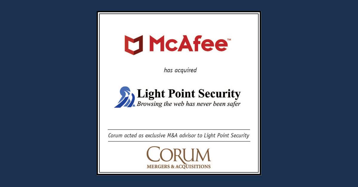 McAfee Light Point Security Corum Group